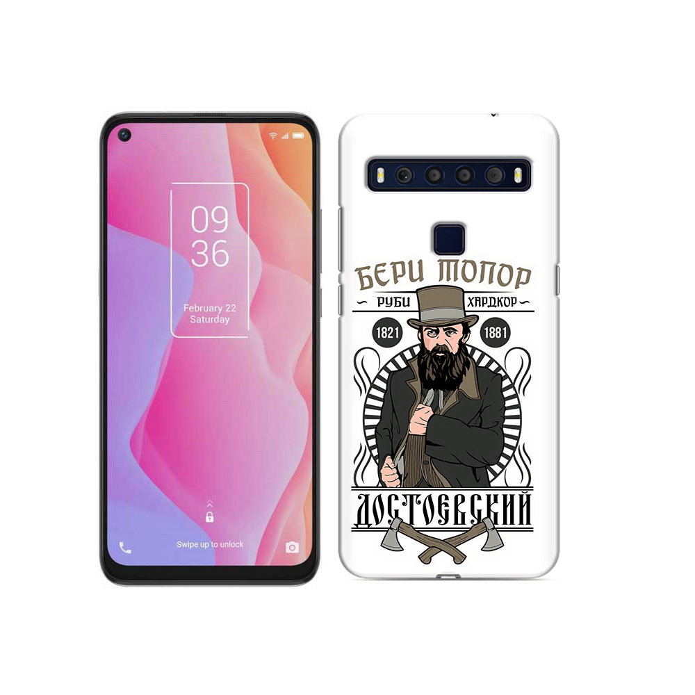 

Чехол MyPads Tocco для TCL 10L Достоевский, Прозрачный, Tocco