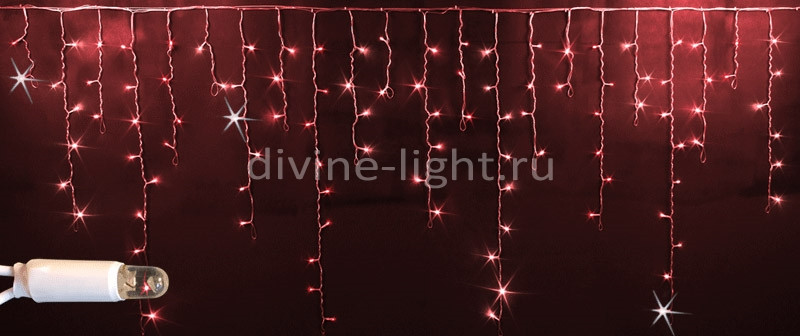 

Световая бахрома Rich LED RL-i3*0.9F-CW/R 3x0,9 м красный