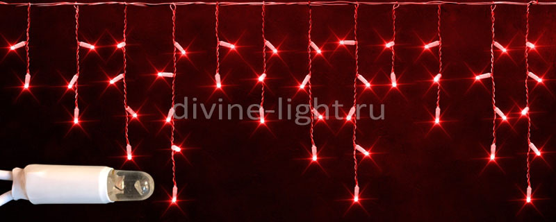 

Световая бахрома Rich LED RL-i3*0.5F-RW/R 3x0,5 м красный