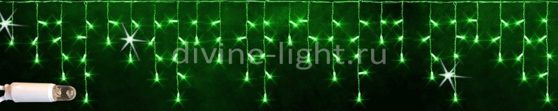 

Световая бахрома Rich LED RL-i3*0.5F-CW/G 3x0,5 м зеленый