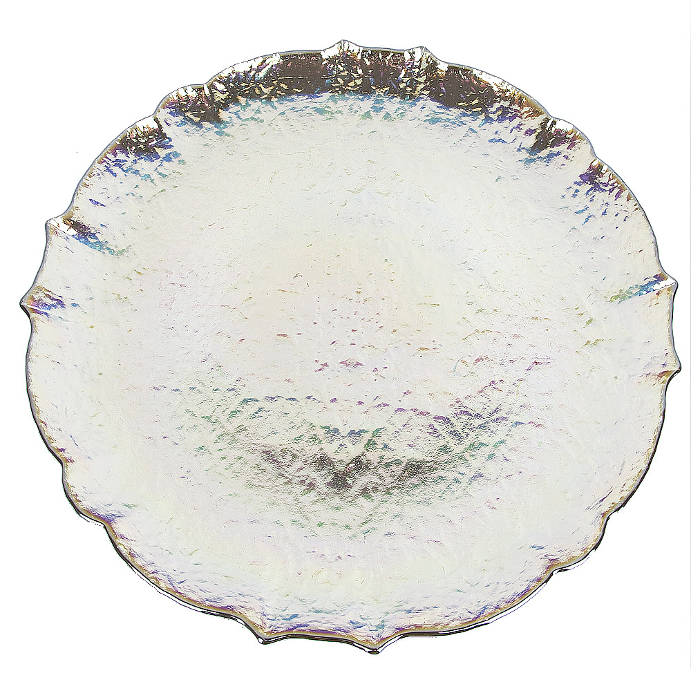 

Блюдо сервировочное Crystallite (перламутр) d=33 см h=2,5 см (стекло) KENG-9903618