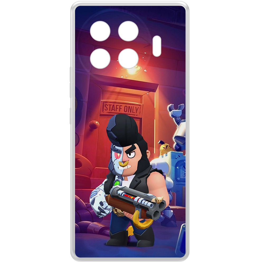 

Чехол-накладка Krutoff Clear Case Brawl Stars-Б-800 для TECNO Spark 20 Pro+, Прозрачный