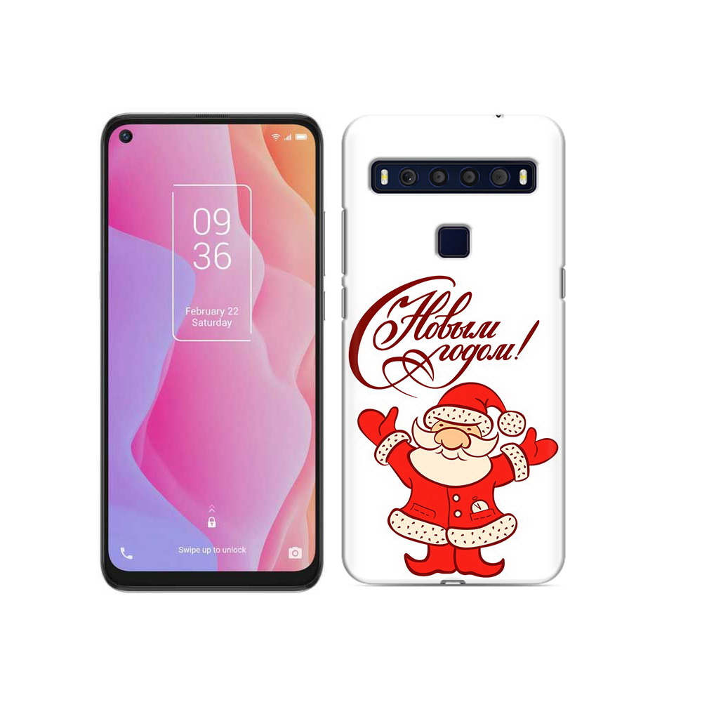 Чехол MyPads Tocco для TCL 10L Добрый дед мороз с новым годом 2023
