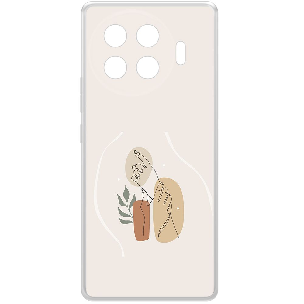 

Чехол-накладка Krutoff Clear Case Тонкость для TECNO Spark 20 Pro+, Прозрачный