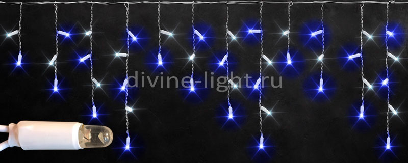 

Световая бахрома Rich LED RL-i3*0.5-RW/BW 3x0,5 м белый холодный