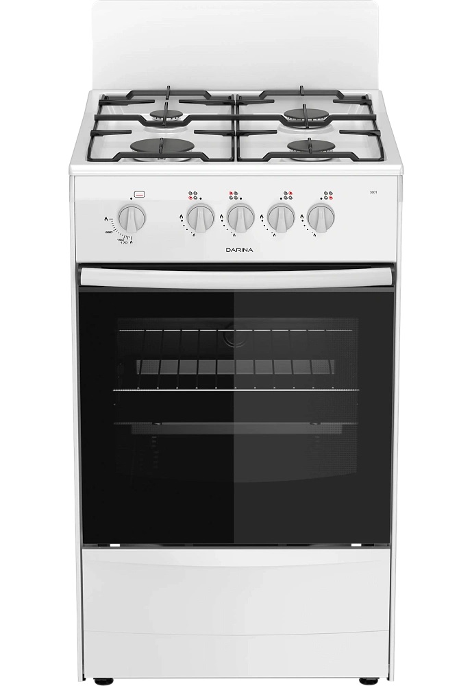 

Газовая плита Darina A 3001 W белый, A 3001 W