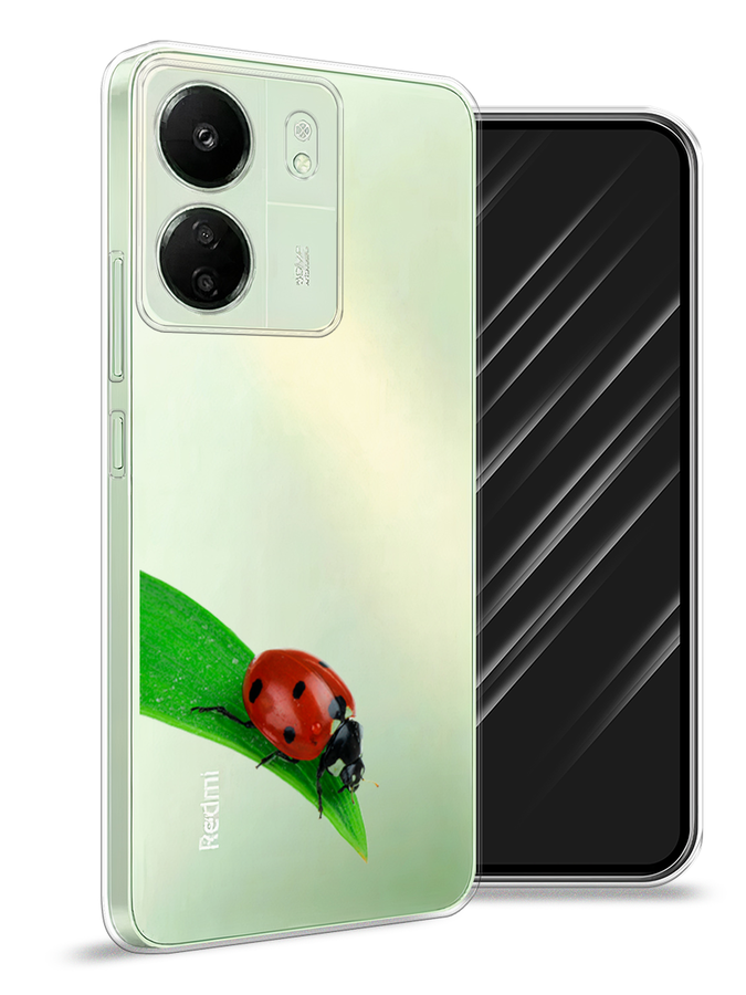 

Чехол Awog на Xiaomi Redmi 13C "На счастье", Белый;красный;зеленый, 320550-1