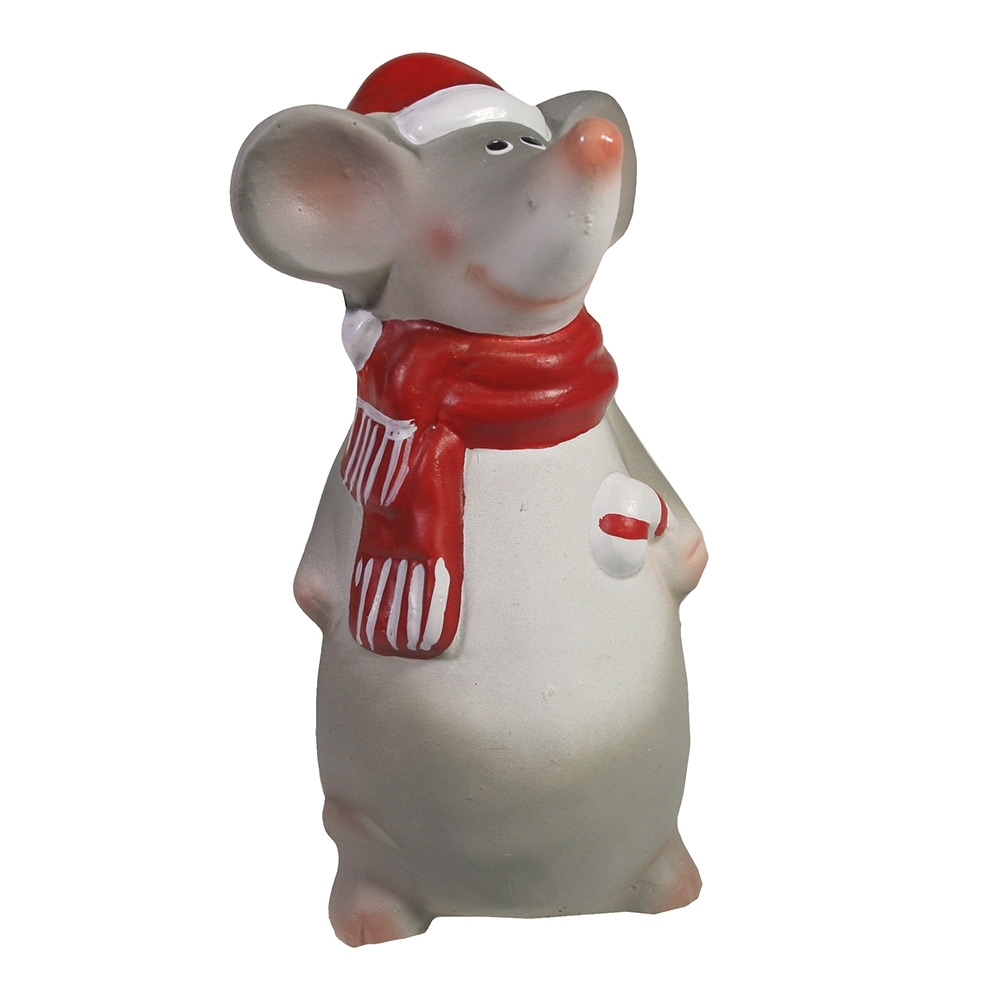 

Фигурка декоративная Мышонок Квин с карамелькой, 6*6*13,5 см KSMR-715048/SGM010