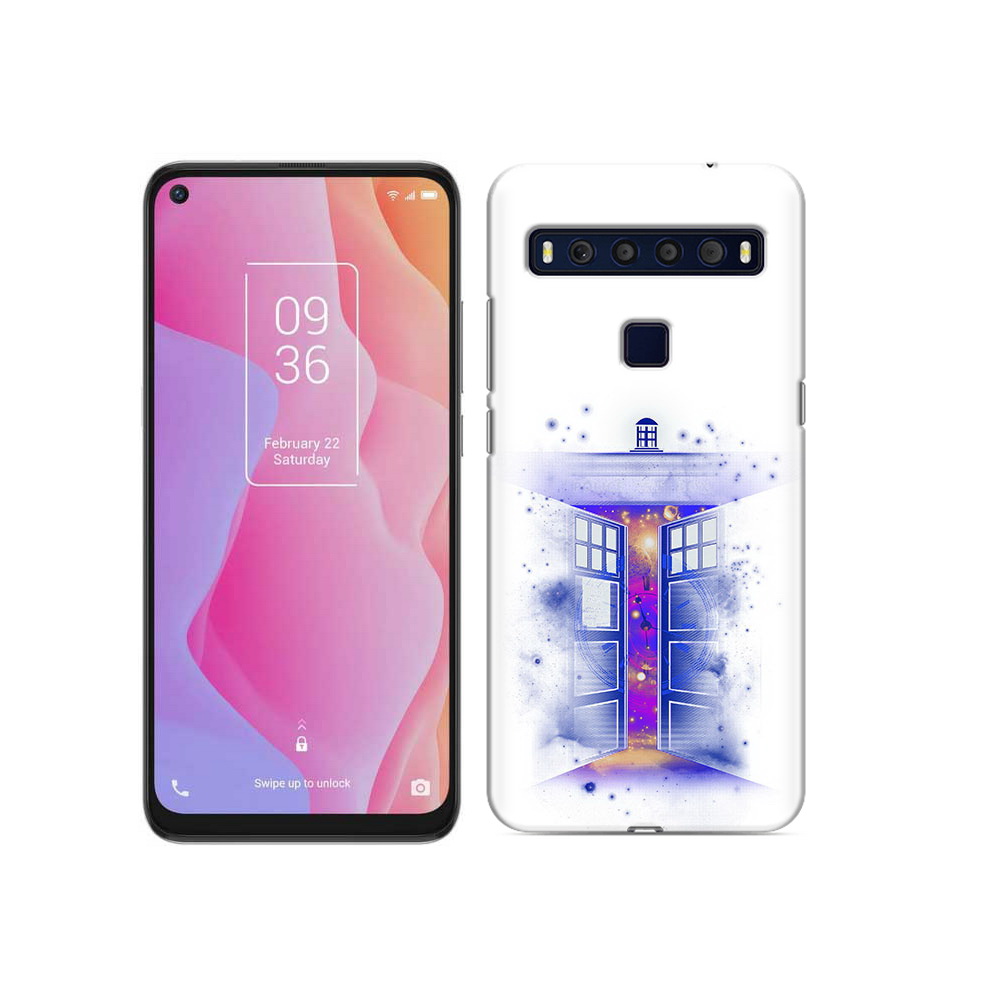 

Чехол MyPads Tocco для TCL 10L фиолетовый уголок абстракция, Прозрачный, Tocco