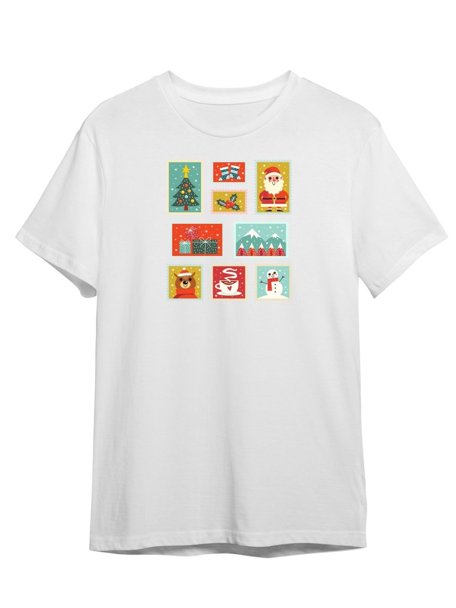 

Футболка унисекс СувенирShop Новый год/Рождество/2023 60 белая 2XL, Белый, "Новый год/Рождество/2023" 60