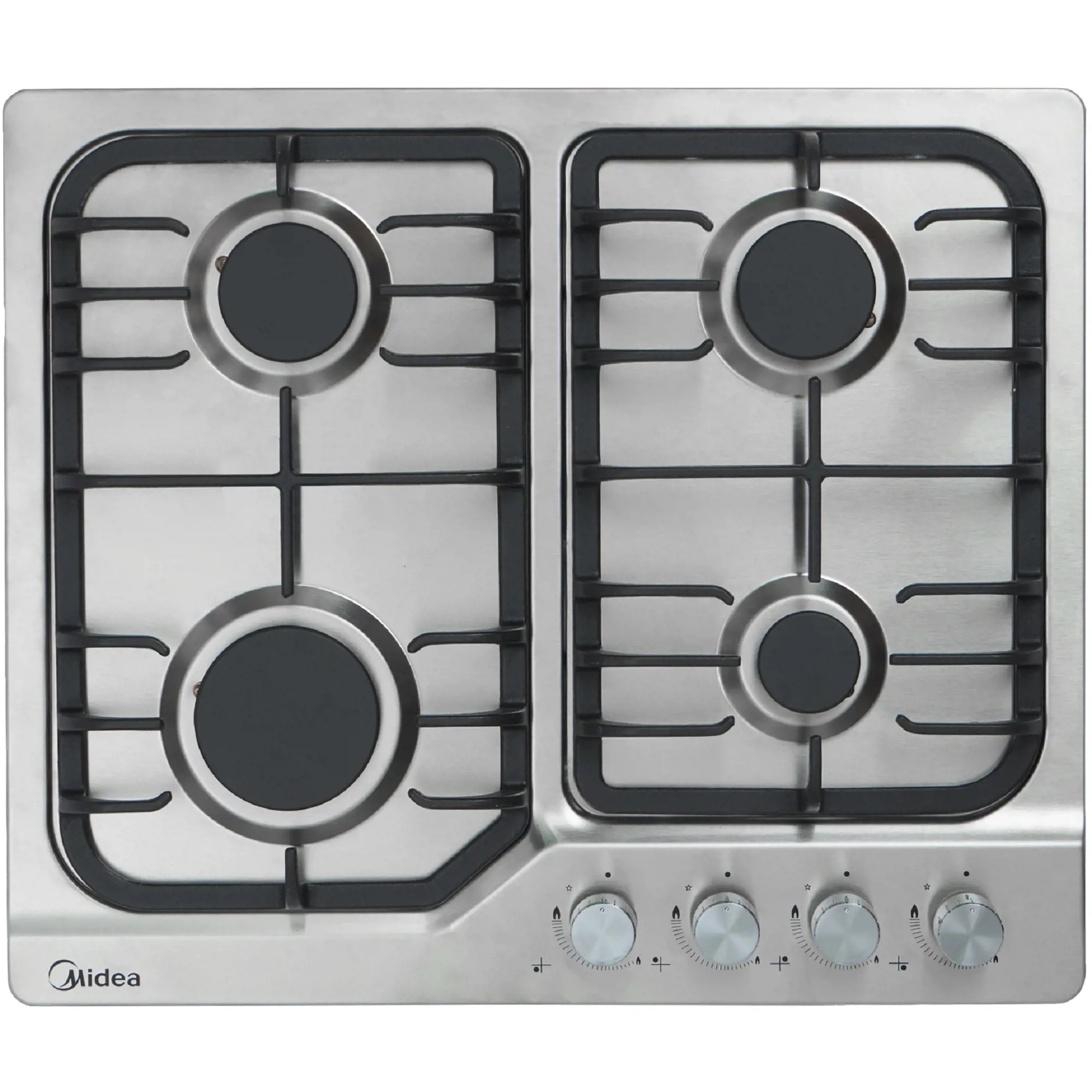 

Встраиваемая варочная панель газовая Midea MG687X серебристый, MG687X