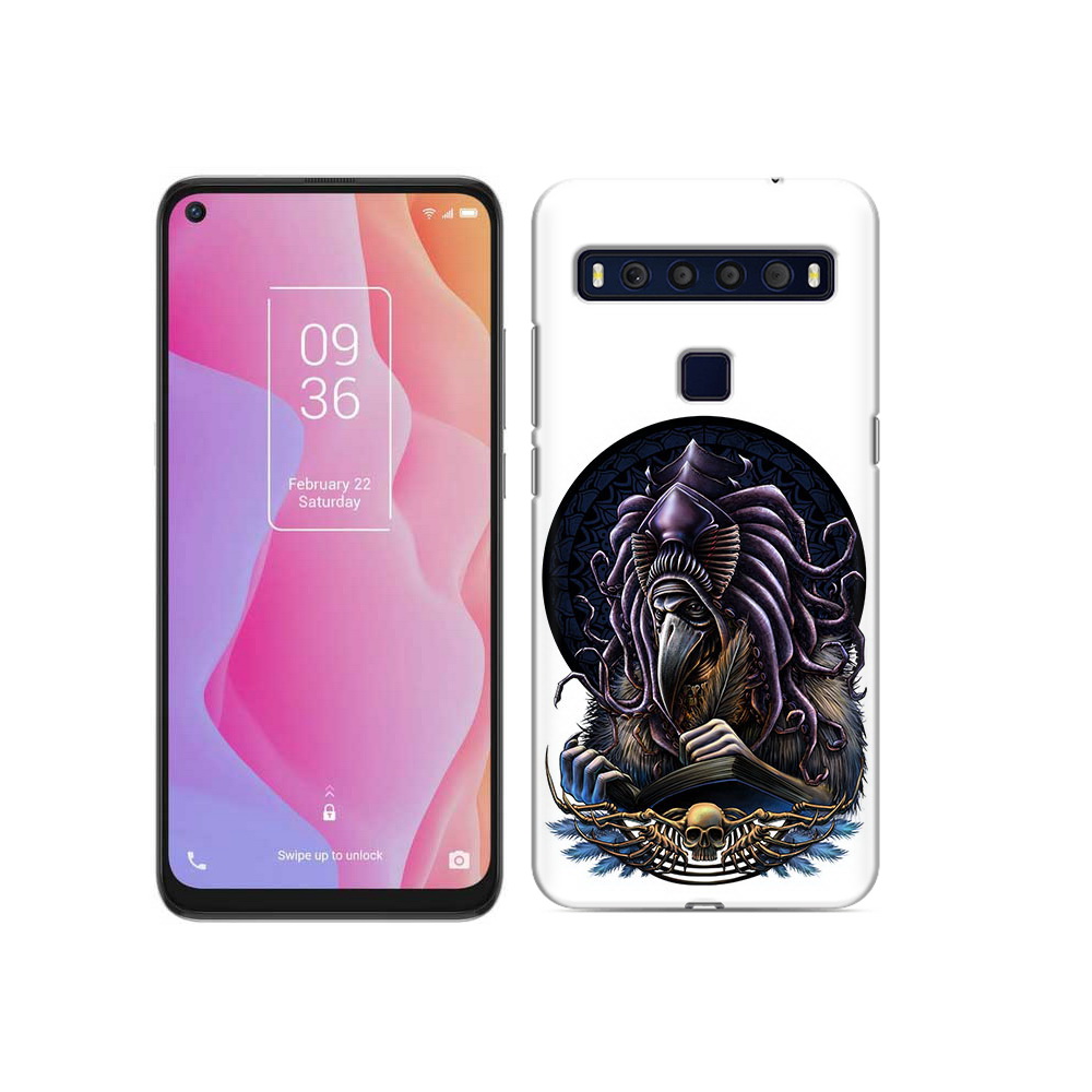 

Чехол MyPads Tocco для TCL 10L умный ворон, Прозрачный, Tocco
