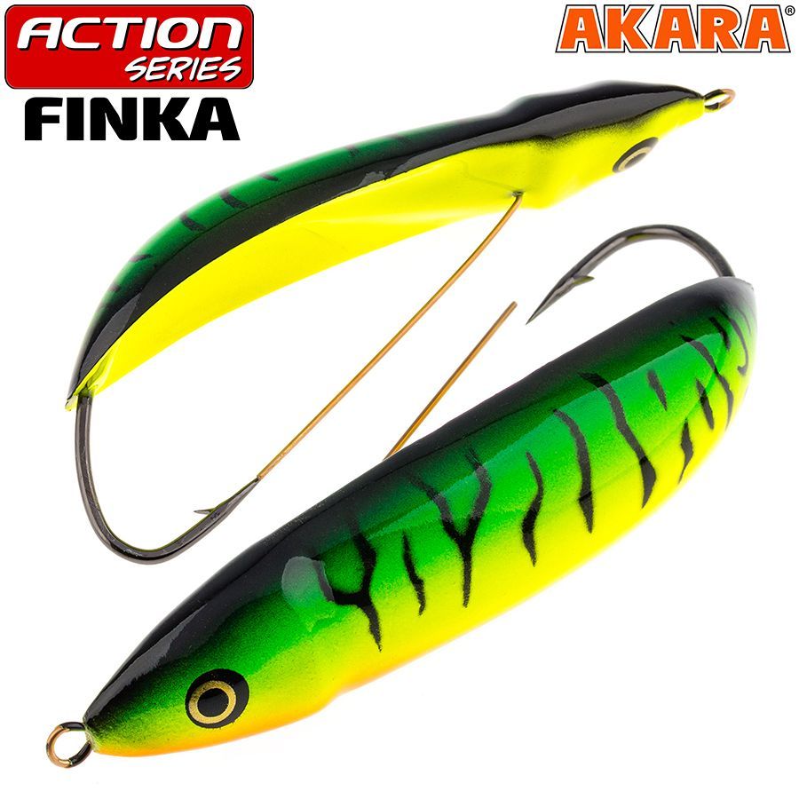 

Блесна Akara Finka minnow spoon ANF-60S-A68 колебалка 9 гр 60 мм, Finka minnow spoon