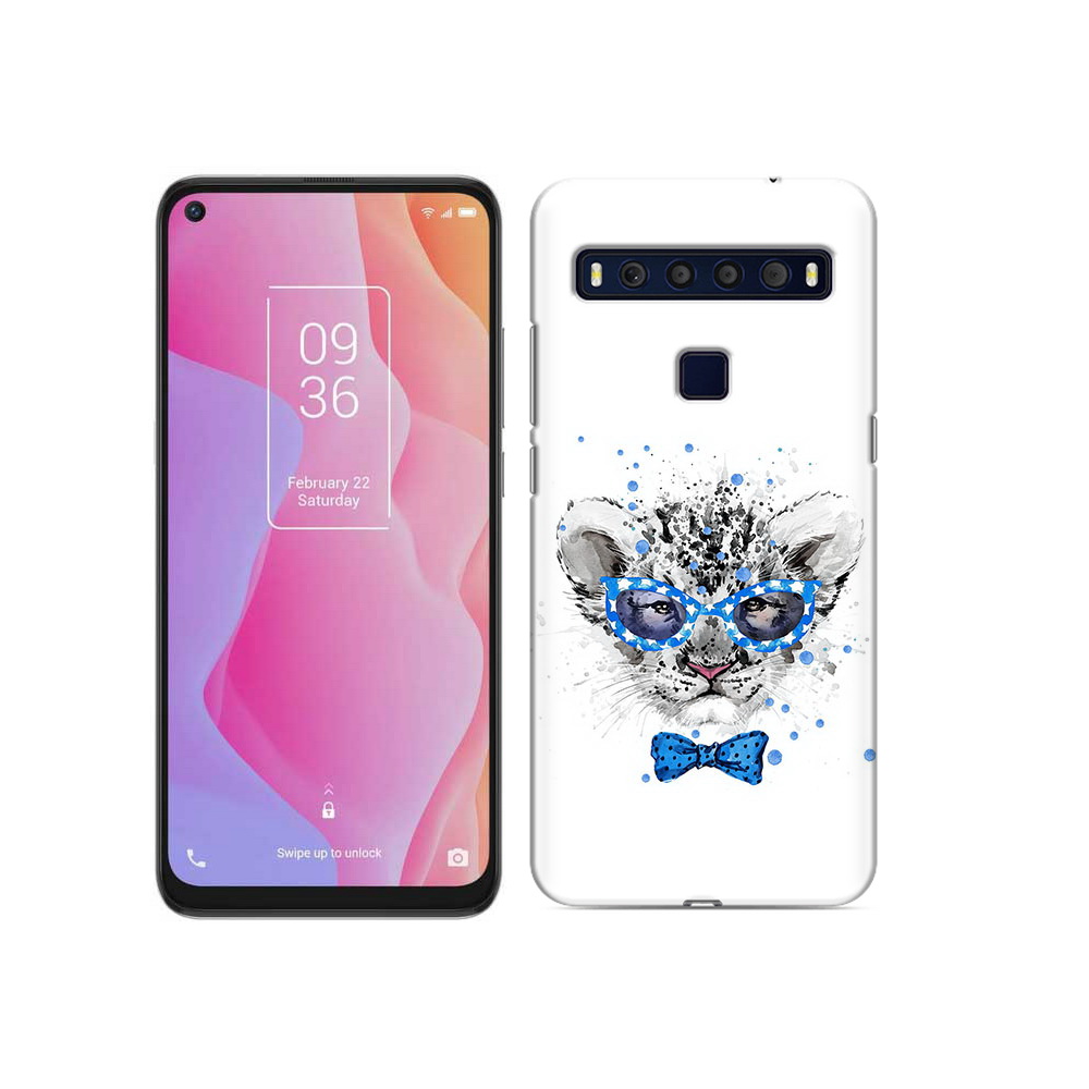 

Чехол MyPads Tocco для TCL 10L тигренок с бабочкой, Прозрачный, Tocco