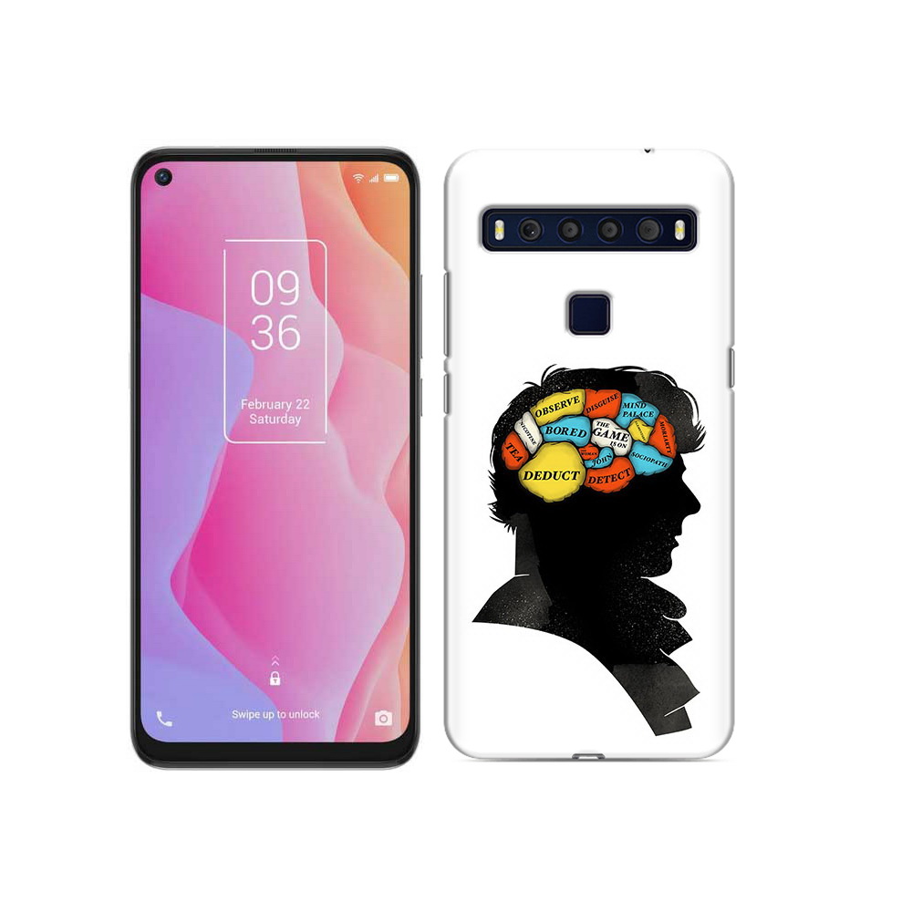 

Чехол MyPads Tocco для TCL 10L темный рисунок, Прозрачный, Tocco