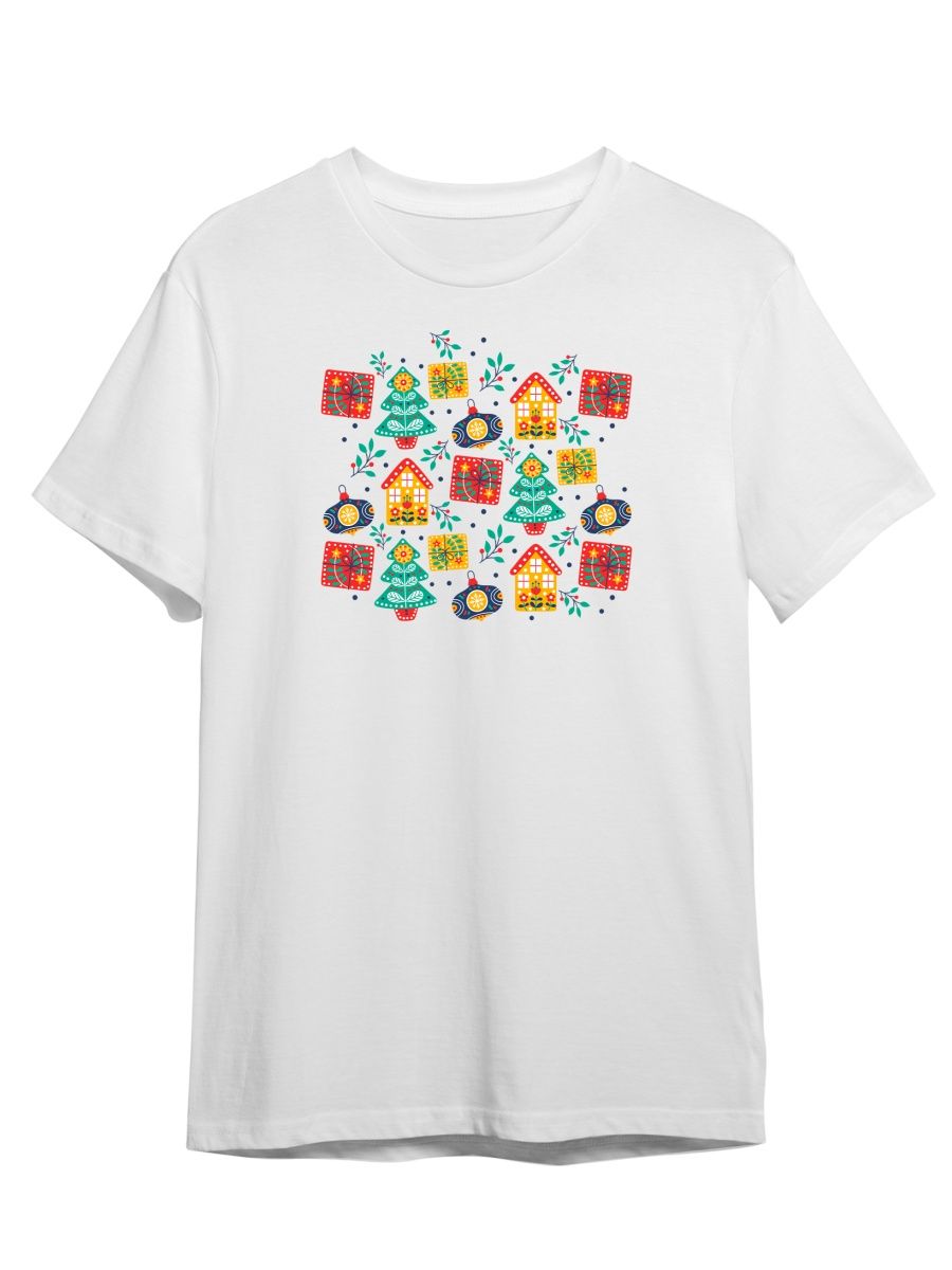 

Футболка унисекс СувенирShop Новый год/Рождество/2023 59 белая 5XL, "Новый год/Рождество/2023" 59