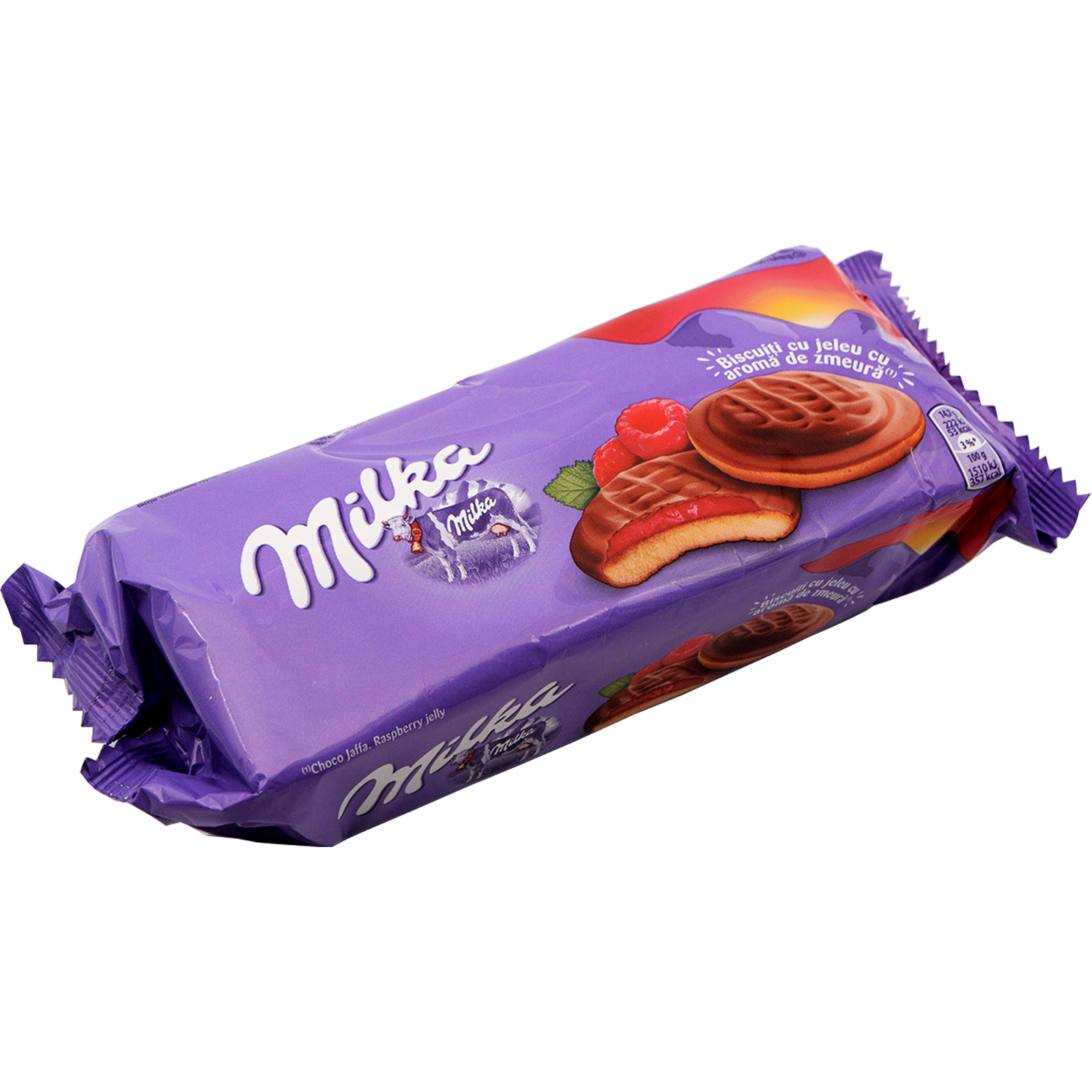 Печенье Milka Choco Jaffa с малиновым желе 147 г