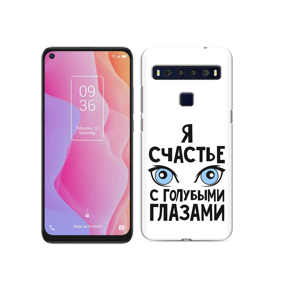 

Чехол MyPads Tocco для TCL 10L счастье с голубыми глазами, Прозрачный, Tocco