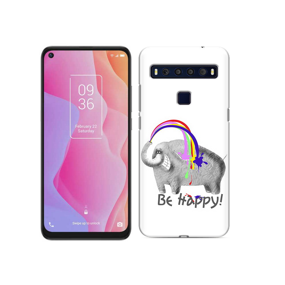 

Чехол MyPads Tocco для TCL 10L счастливый слон, Прозрачный, Tocco