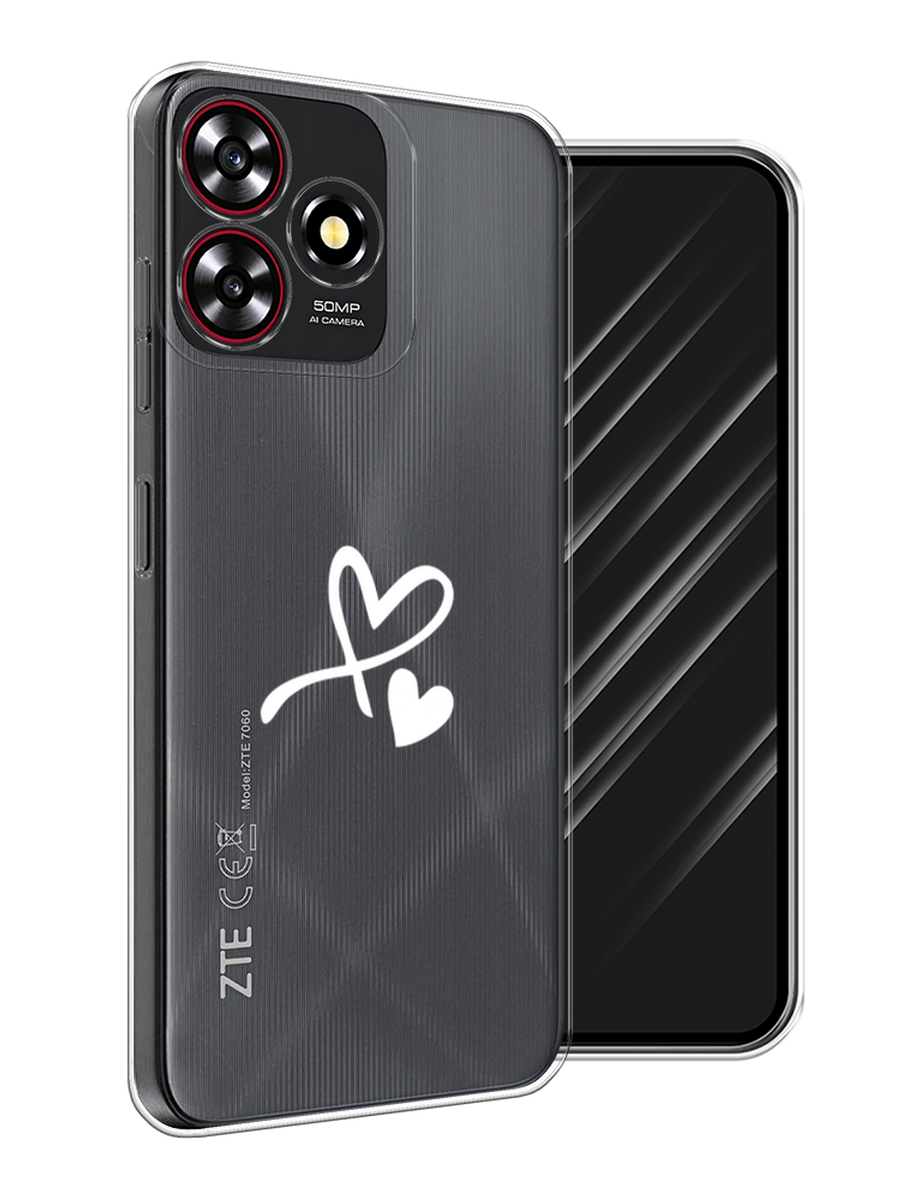 

Чехол Awog на ZTE Blade V50 Smart "Сердечко минимализм", 136550-1