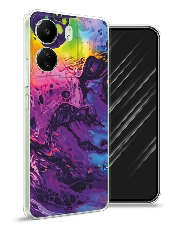 

Чехол Awog на Xiaomi Redmi 13C "ACID fluid", Бордовый, 320550-1