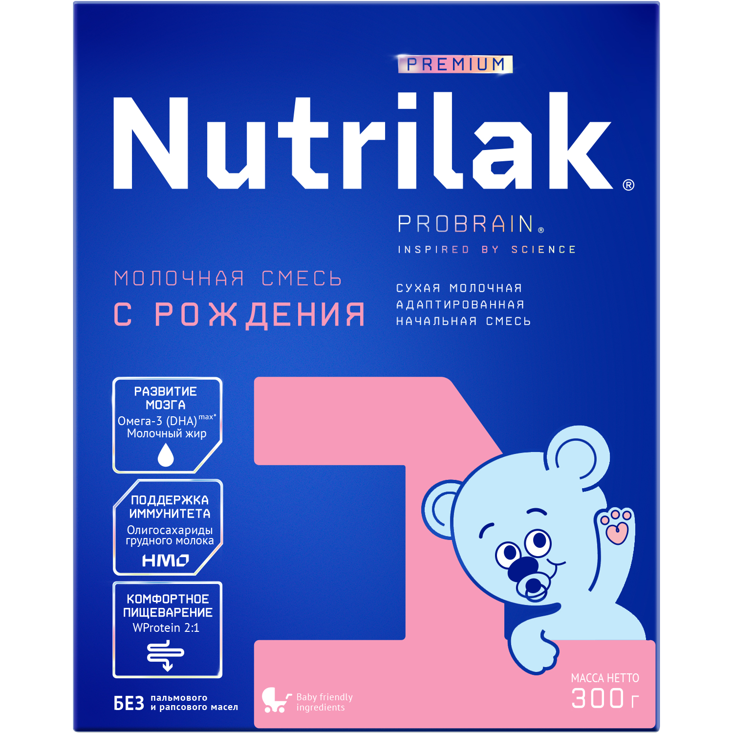 

Молочная смесь Nutrilak Premium 1 от 0 до 6 мес. 350 г, Premium 1