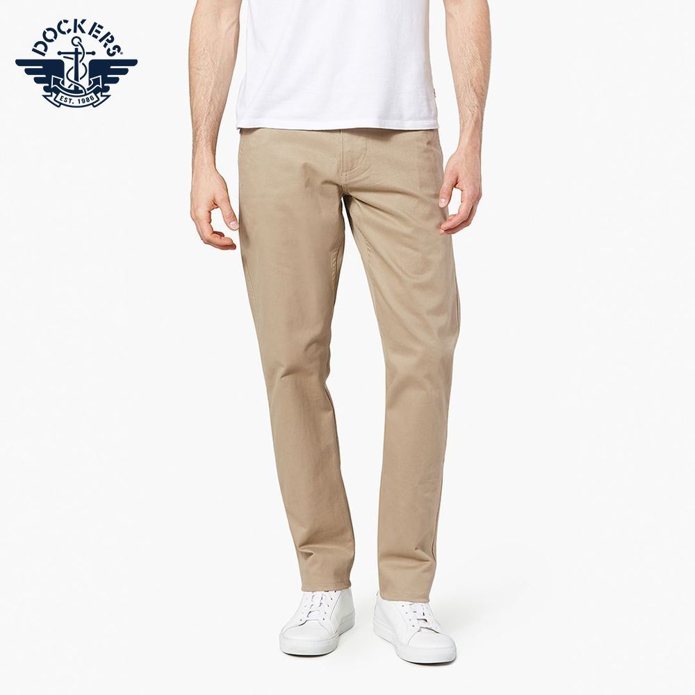 

Брюки мужские Dockers Slim Tapered Fit бежевые 33/36, Бежевый, Slim Tapered Fit