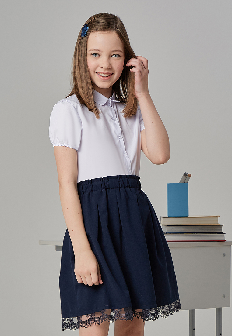 

Блузка детская Daniele patrici AW18SCG6 белый р.122, AW18SCG6