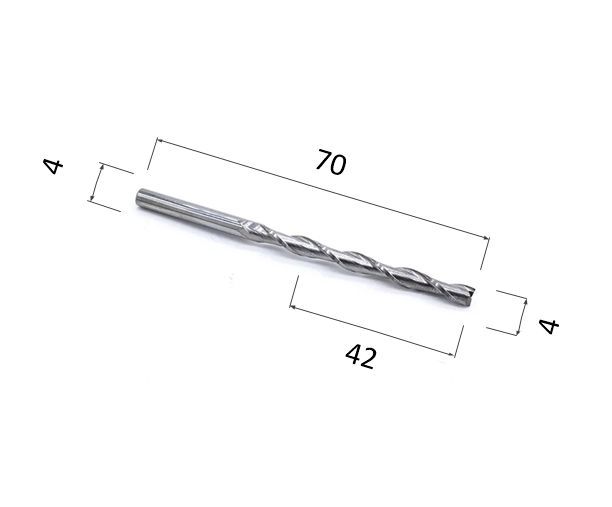 

Фреза спиральная двухзаходная DJTOL N2LX4.42 для станка ЧПУ, N2LX