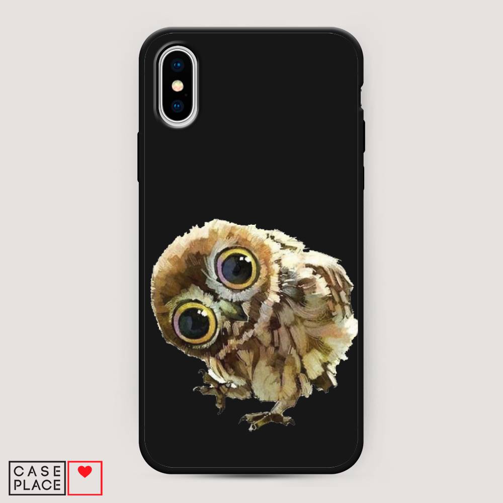 

Чехол Awog на Apple iPhone XS Max (10S Max) / Айфон XS Max (10S Max) "Любопытный совенок", Разноцветный, 11952-1