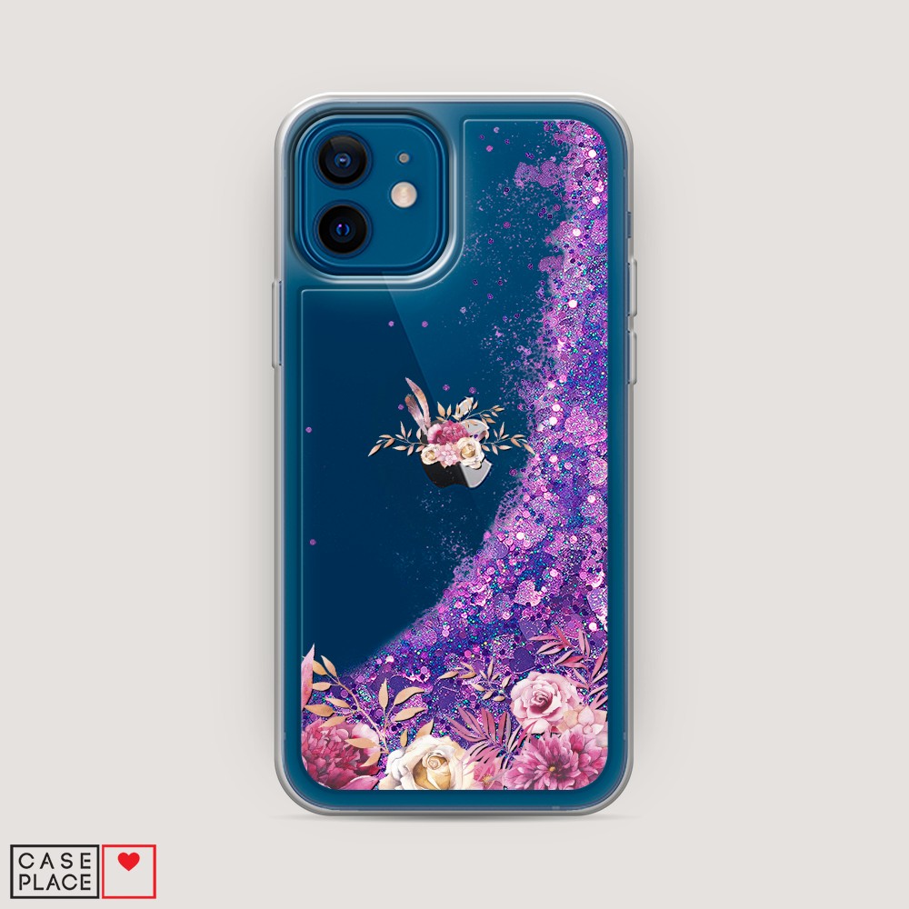

Чехол Awog на Apple iPhone 12 / Айфон 12 "Нежные розовые цветы", Разноцветный, 12592-1