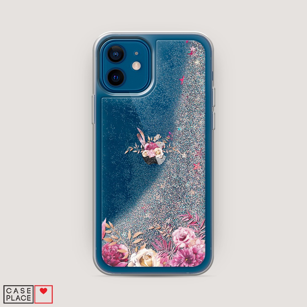 

Чехол Awog на Apple iPhone 12 / Айфон 12 "Нежные розовые цветы", Разноцветный, 12591-1