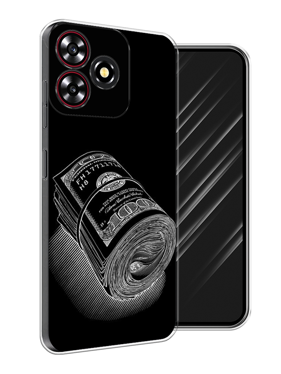 

Чехол Awog на ZTE Blade V50 Smart "Кубышка денег", Черный;серебристый, 136550-1
