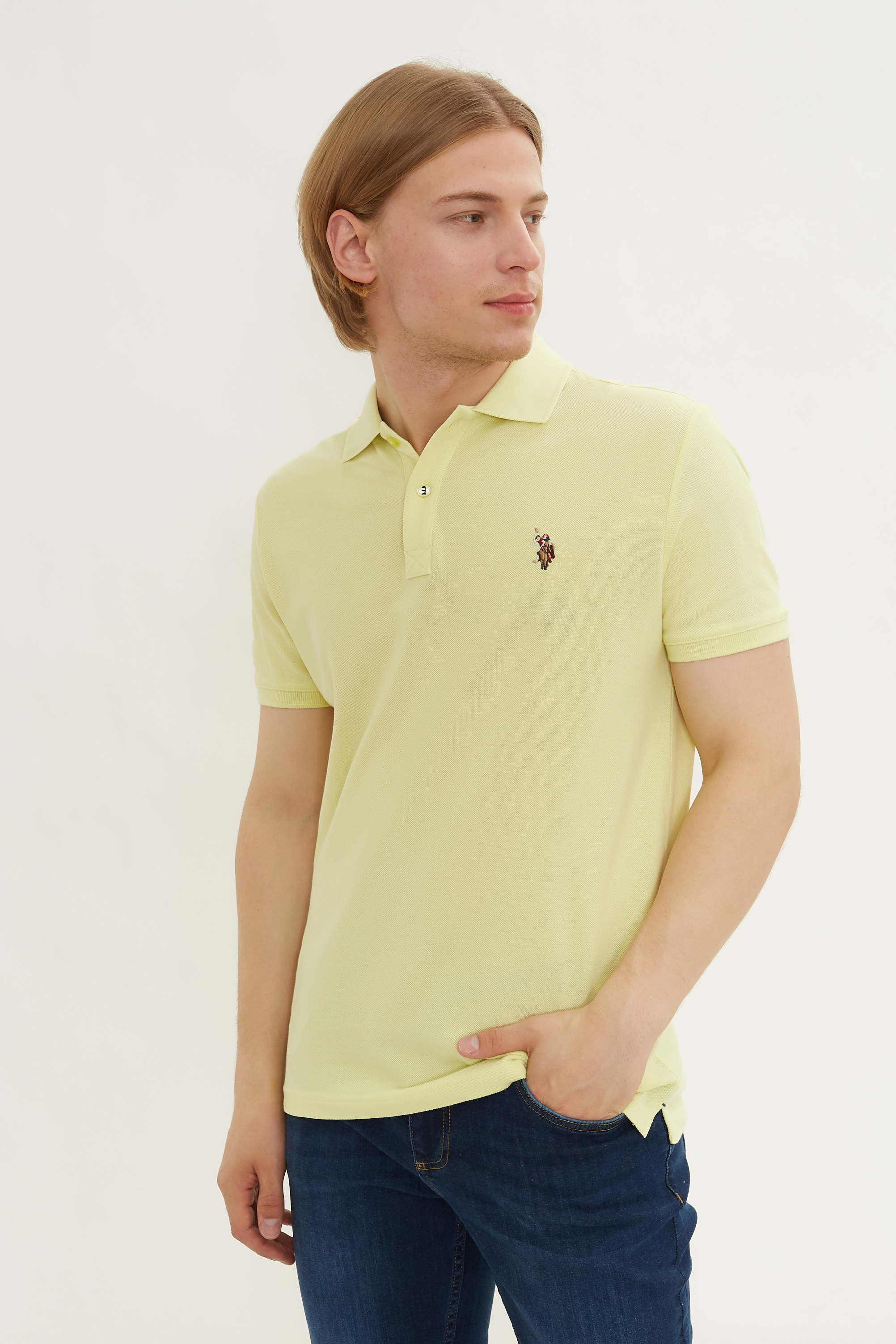 

Футболка мужская U.S. POLO Assn. G081SZ0110TP10IY021 желтая 2XL, G081SZ0110TP10IY021