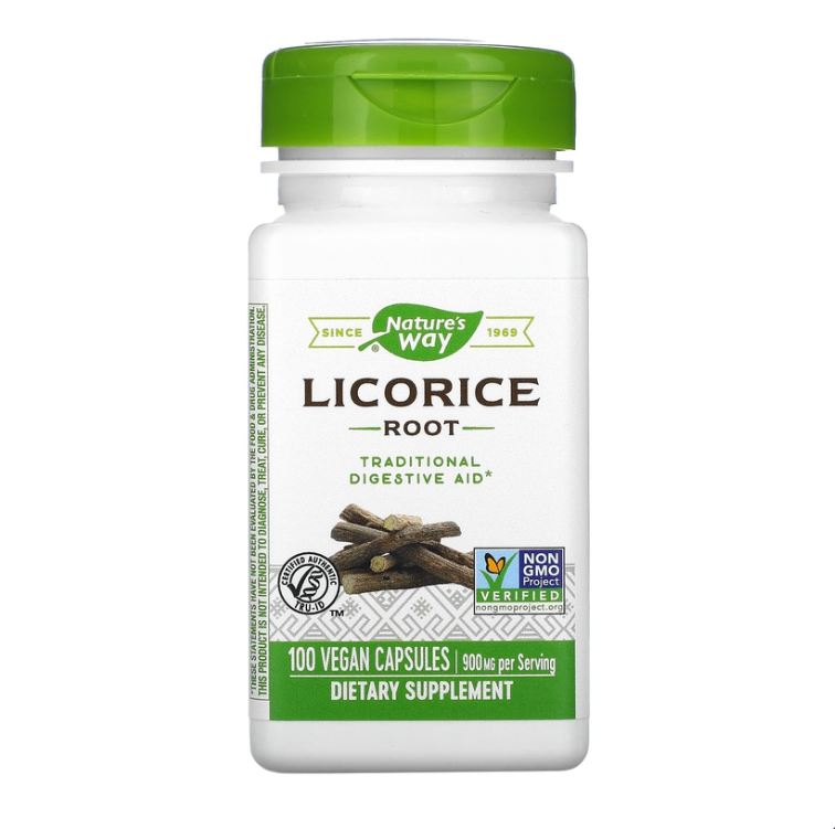 

Licorice Root Natures Way капсулы 100 шт., Licorice Root 100 vcaps