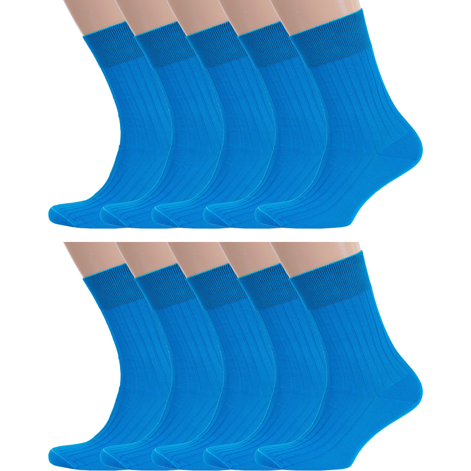 

Комплект носков мужских Rusocks 10-М3-11001 бирюзовых 27, 10 пар, Бирюзовый, 10-М3-11001