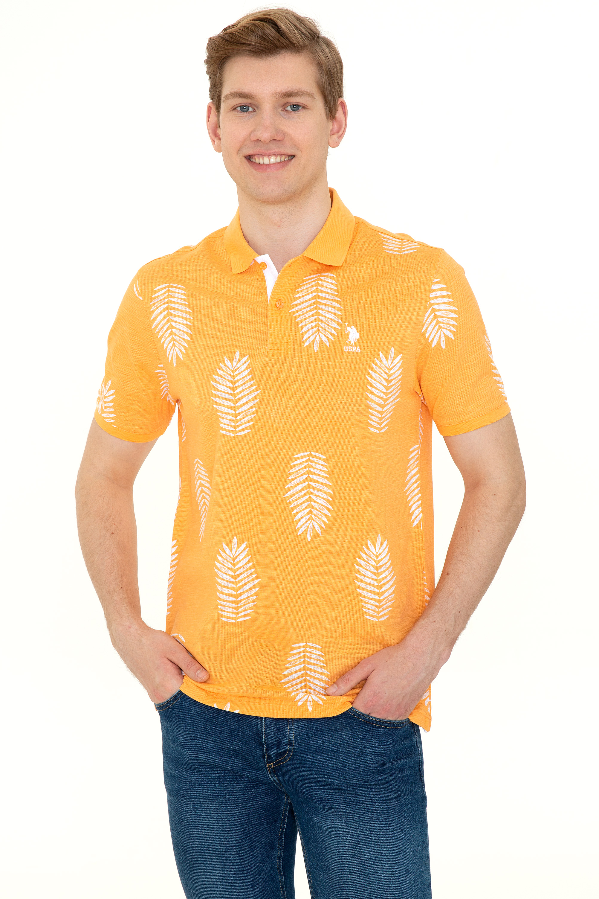 

Футболка мужская U.S. POLO Assn. G081SZ0110ENDA оранжевая 3XL, G081SZ0110ENDA