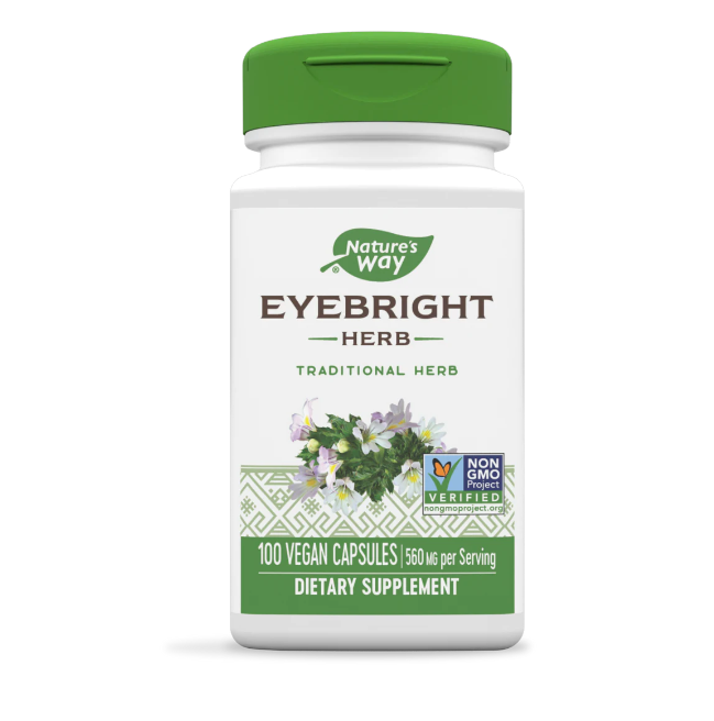 

Eyebright Herb Natures Way капсулы 100 шт., Eyebright Herb 100 vcaps