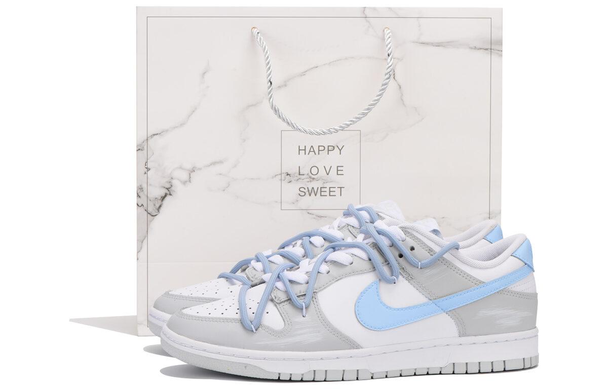 

Кеды унисекс Nike Dunk Low vibe GS белые 38.5 EU, Белый, Dunk Low vibe GS