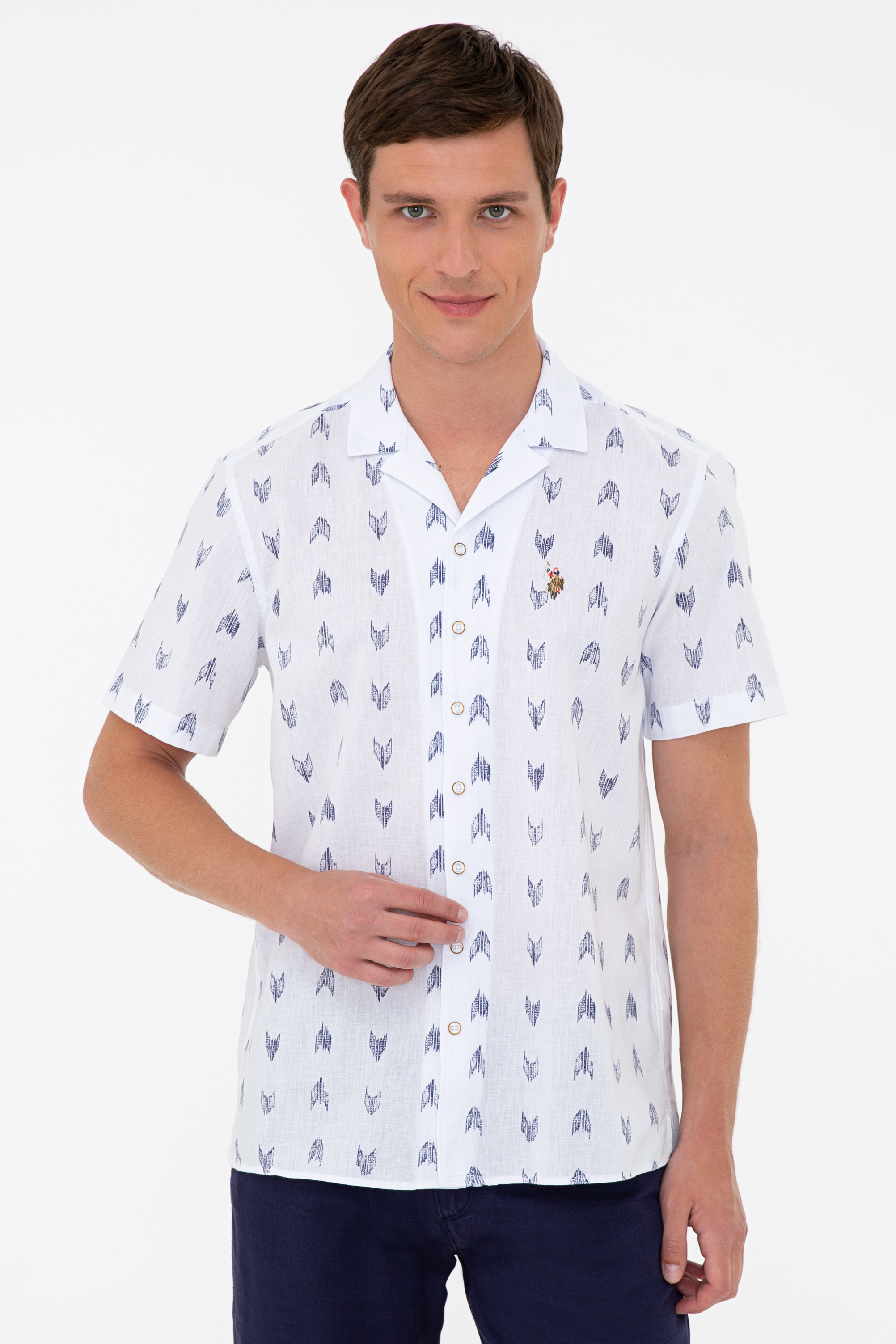 

Рубашка мужская U.S. POLO Assn. G081SZ0040OKRA белая M, G081SZ0040OKRA
