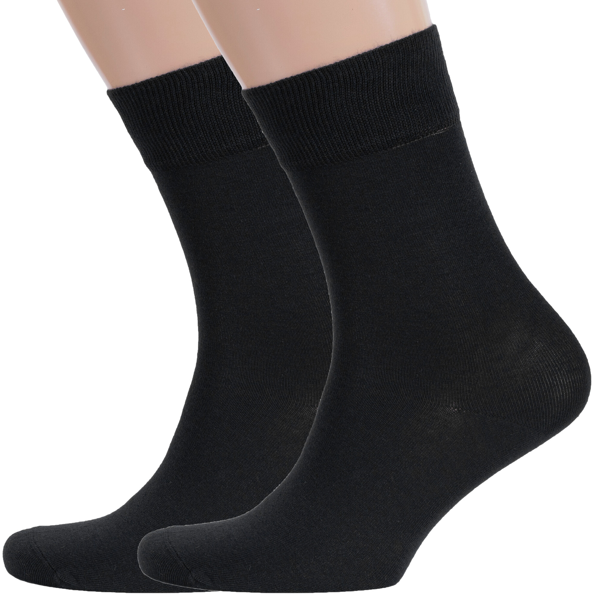 

Комплект носков мужских Rusocks 2-М-218 черных 27, Черный, 2-М-218