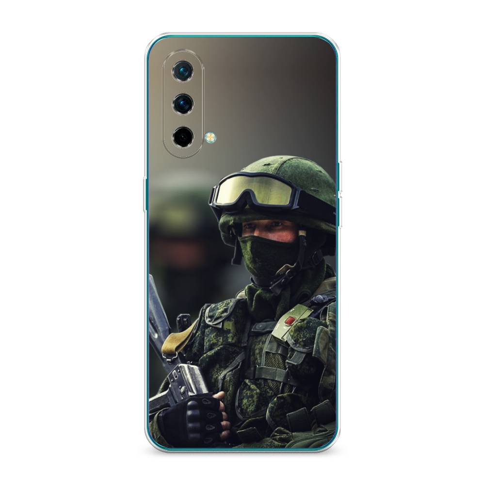 

Чехол Awog на OnePlus Nord CE / ВанПлас Nord CE "Солдат", Зеленый;серый, 151850-5
