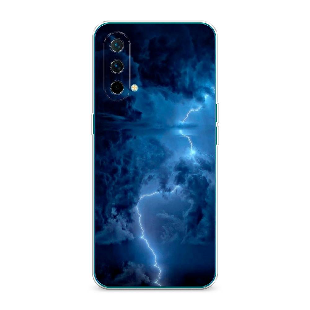 

Чехол Awog на OnePlus Nord CE / ВанПлас Nord CE "Молния", Синий, 151850-4