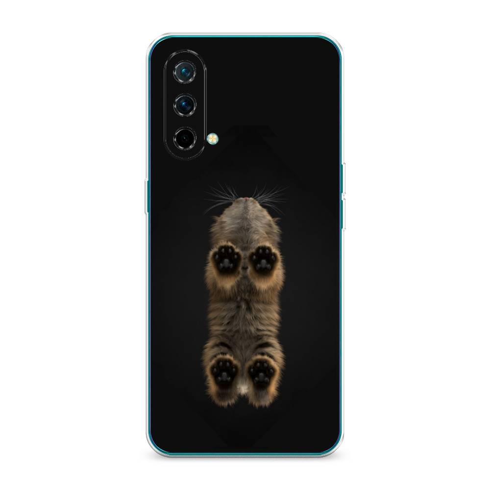 

Чехол Awog на OnePlus Nord CE / ВанПлас Nord CE "Кошачьи лапки", Черный, 151850-1