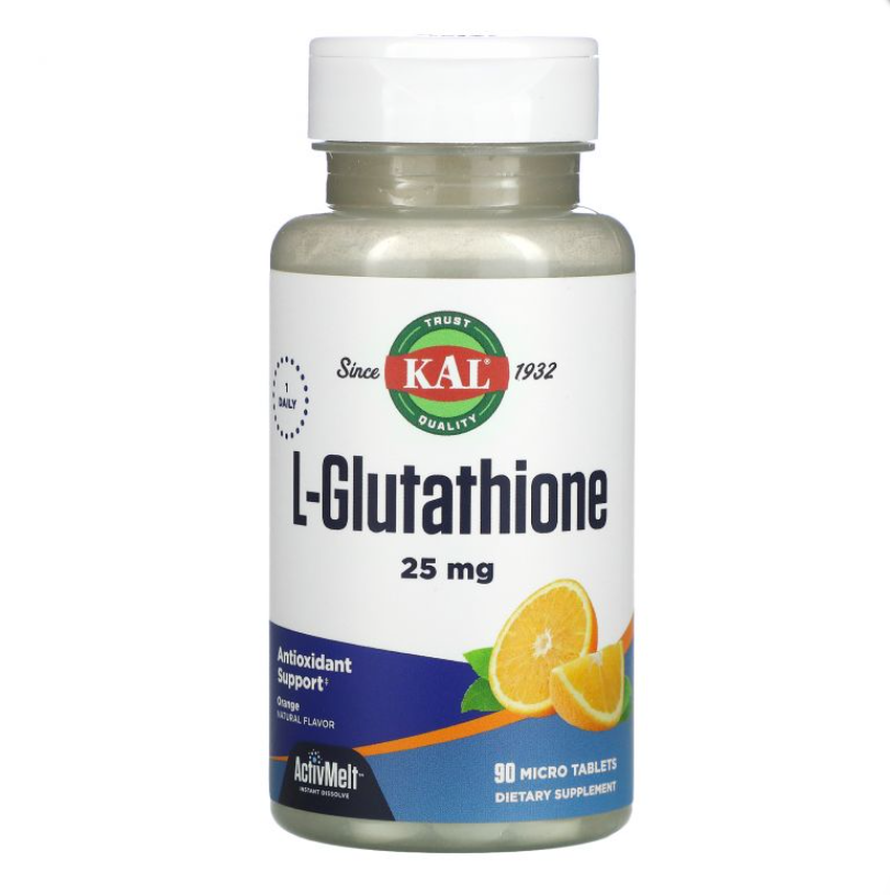 L-Glutathione KAL ActivMelt таблетки 25 мг 90 шт.