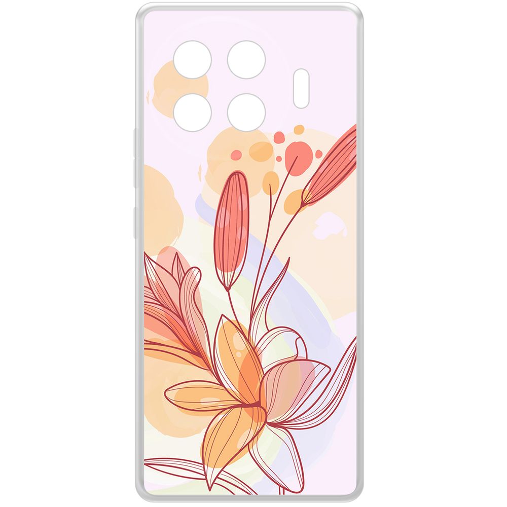 

Чехол-накладка Krutoff Clear Case Фантазия для TECNO Spark 20 Pro+, Прозрачный