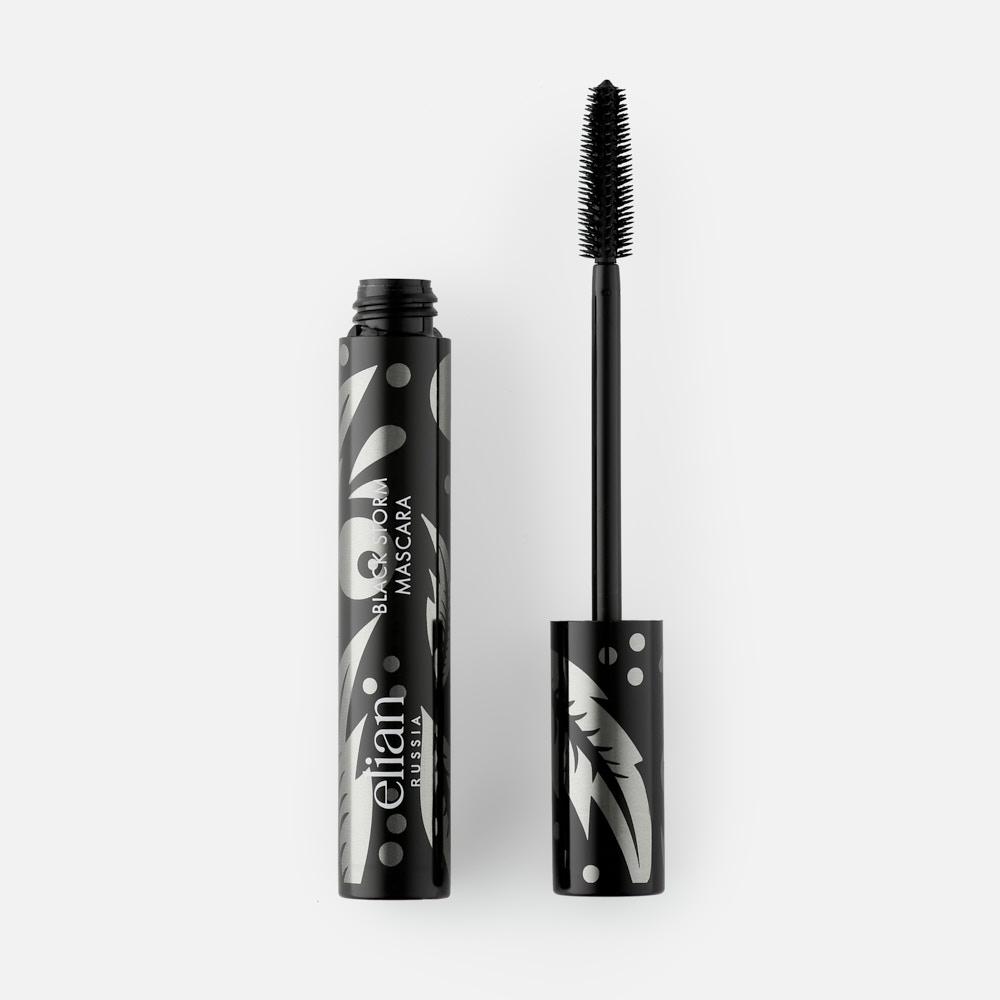 Тушь для ресниц подкручивающая Elian Russia Black Storm Mascara