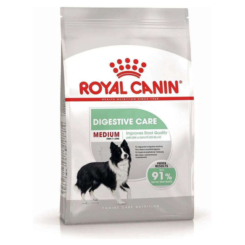 фото Сухой корм для собак royal canin, для средних пород с чувствительным пищеварением 10 кг