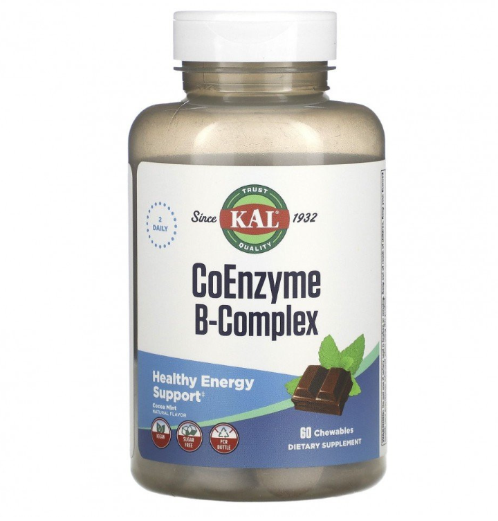 Coenzyme B-Complex KAL жевательные таблетки 60 шт.