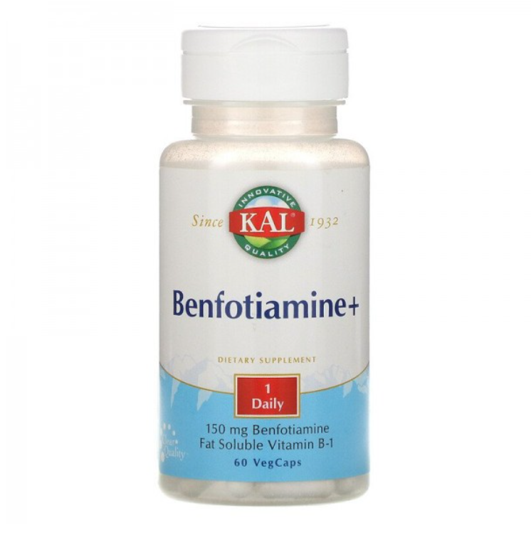 Benfotiamine+ KAL капсулы 150 мг 60 шт.